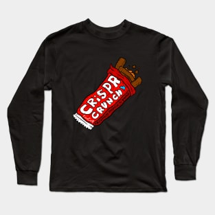 crispr cas9 crispr crunch. science bar. Long Sleeve T-Shirt